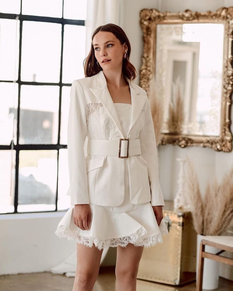 Conjunto vestido y saco