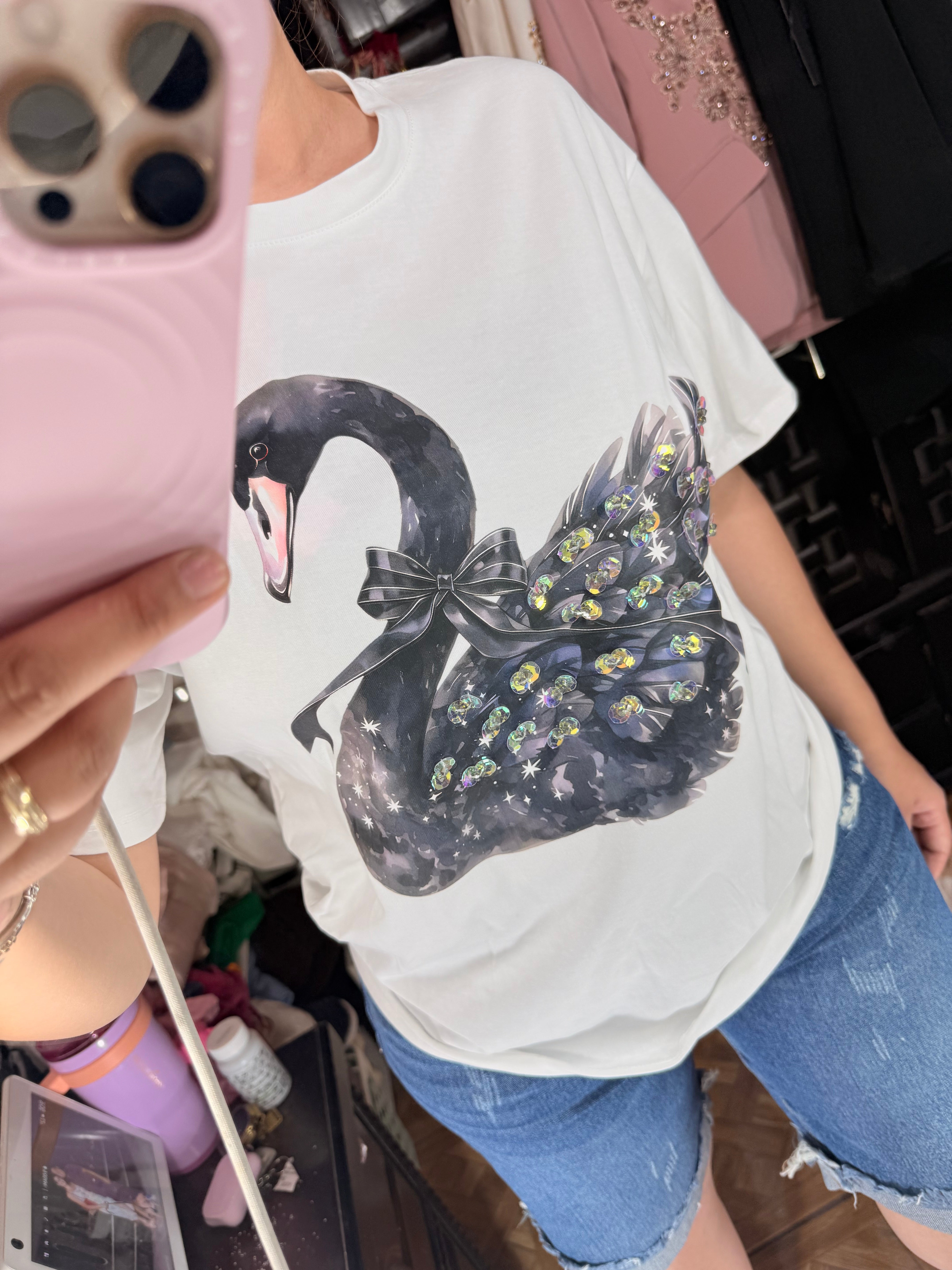 Blusa cisne