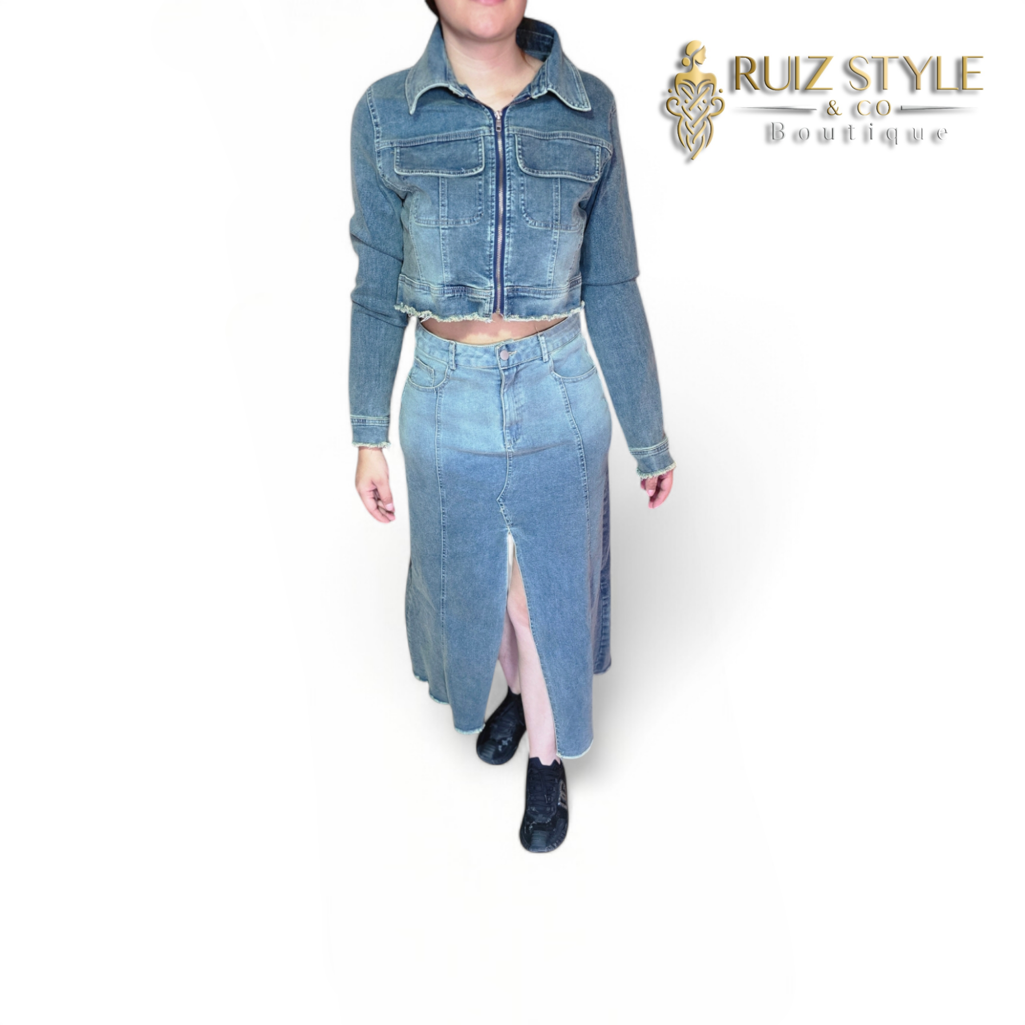 CONJUNTO FALDA LARGA